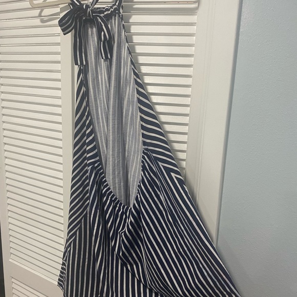 ASOS Halter Swing Sundress in Cut About Stripe - Picture 8 of 10